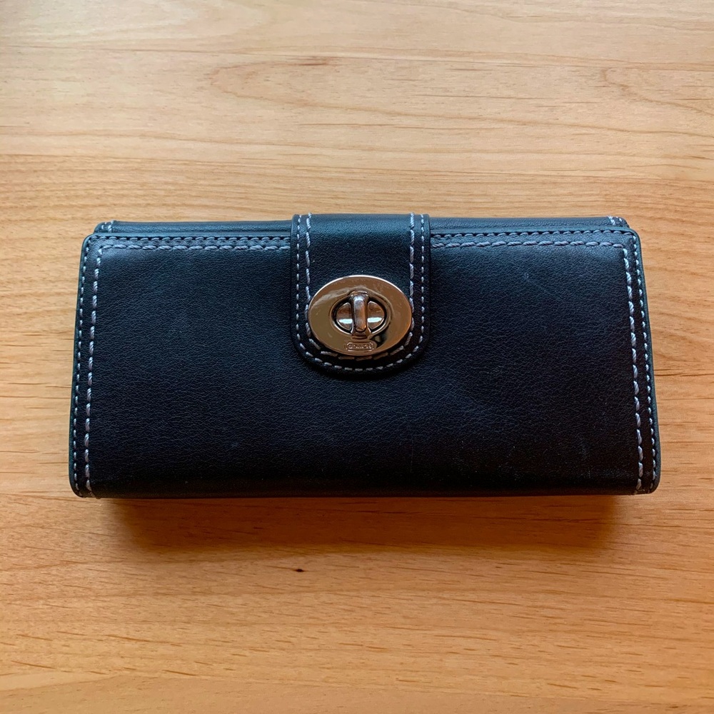 Black Coach Wallet